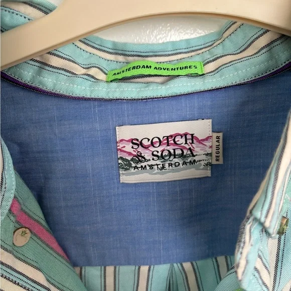 NWOT men’s Scotch & Soda button down - Picture 2 of 4